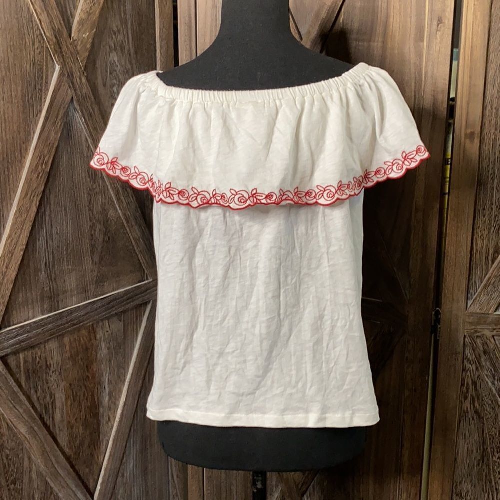 J Crew cold shoulder top - Picture 4 of 7